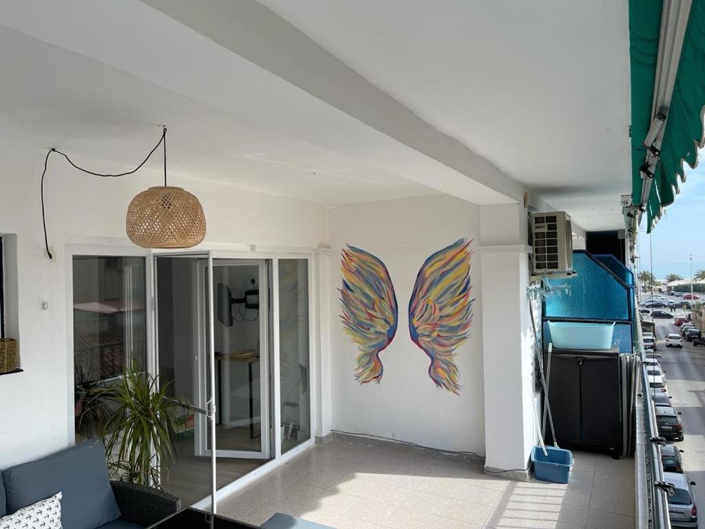 Sunny 3 Bed Beach Flat - Large Terrace With Sea View Puerto de Sagunto Exterior foto