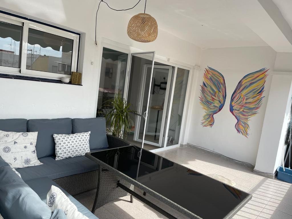 Sunny 3 Bed Beach Flat - Large Terrace With Sea View Puerto de Sagunto Exterior foto